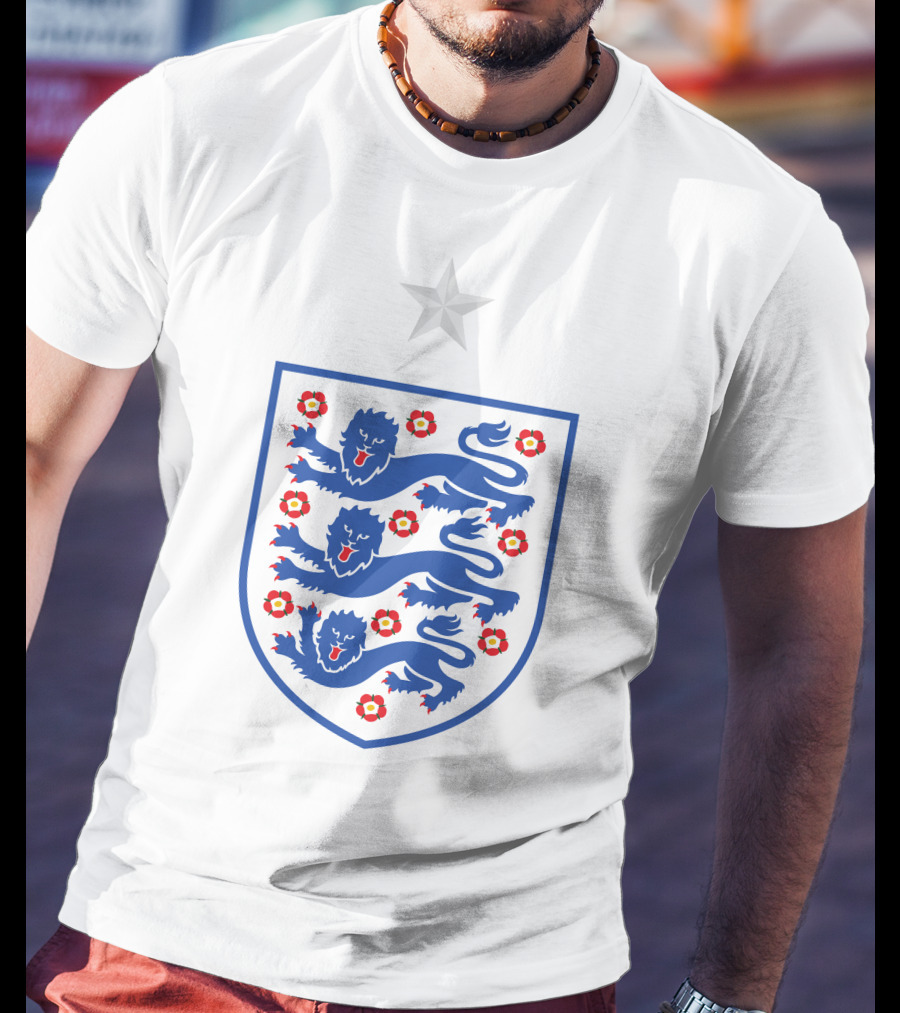 Marcus Rashford England Three Lions Crest T-Shirt