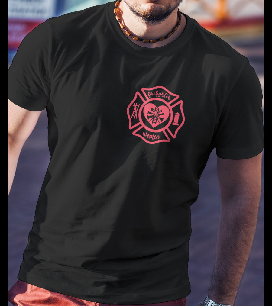 Firefighter Women Maltese Cross T-Shirt