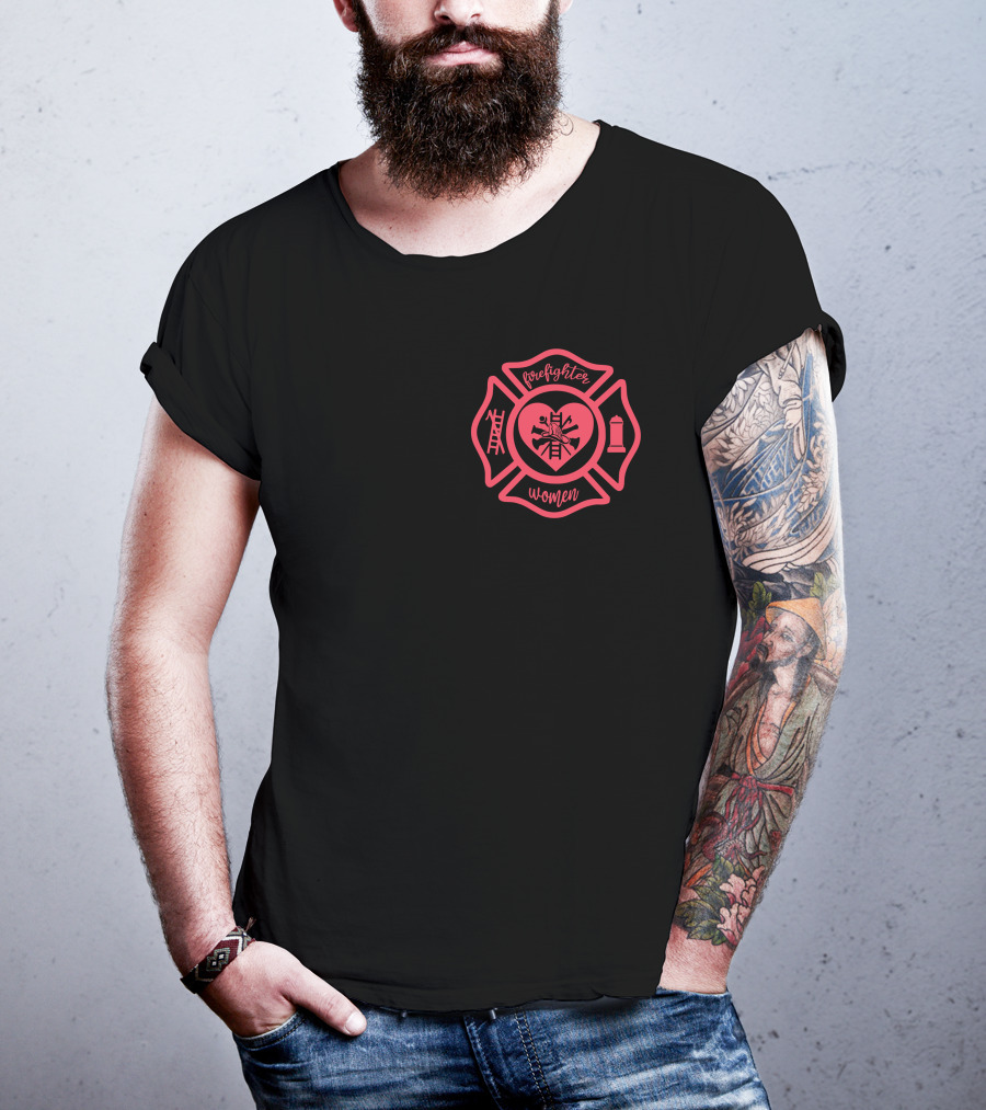 Firefighter Women Maltese Cross T-Shirt