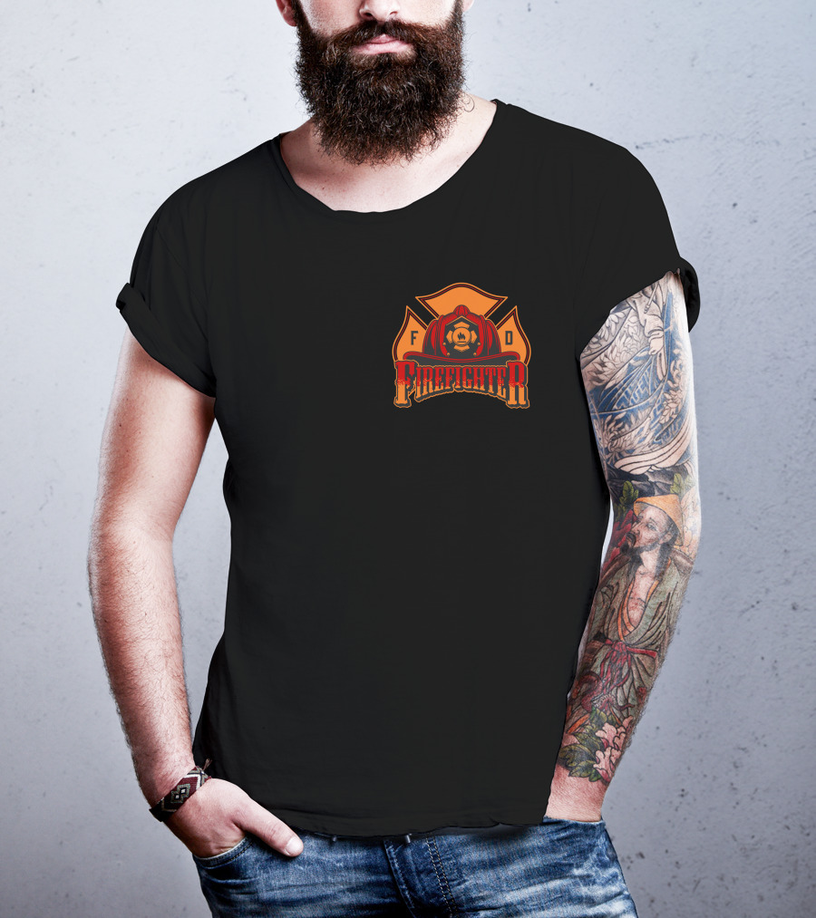 Firefighter F D Emblem I Put The Fire Out T-Shirt