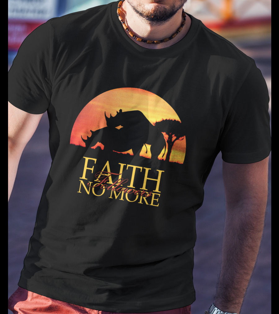 Faith No More Easy Followers Rhino Sunset T-Shirt