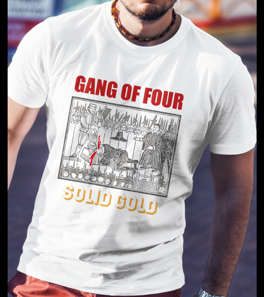 Gang Of Four Solid Gold Medieval Execution T-Shirt