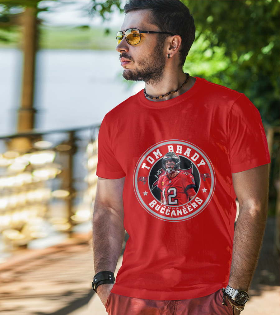 Tom Brady Tampa Bay Buccaneers Number 12 Fan T-Shirt