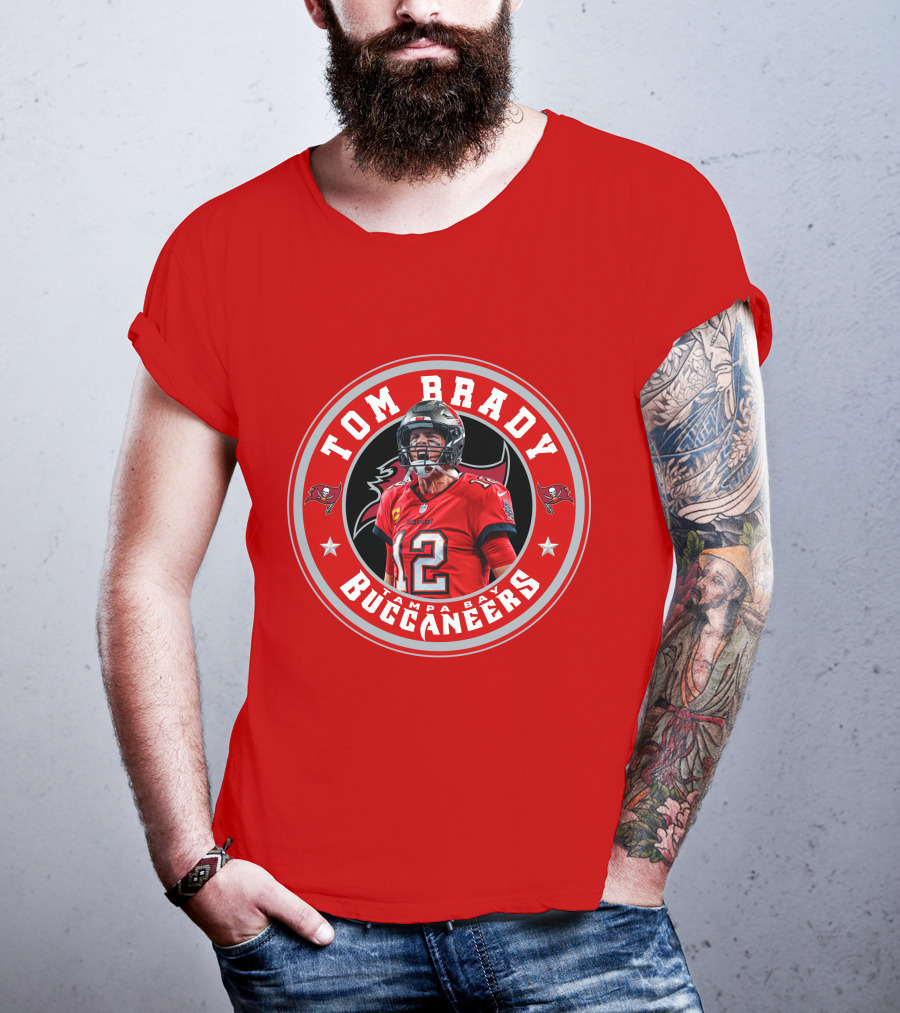 Tom Brady Tampa Bay Buccaneers Number 12 Fan T-Shirt