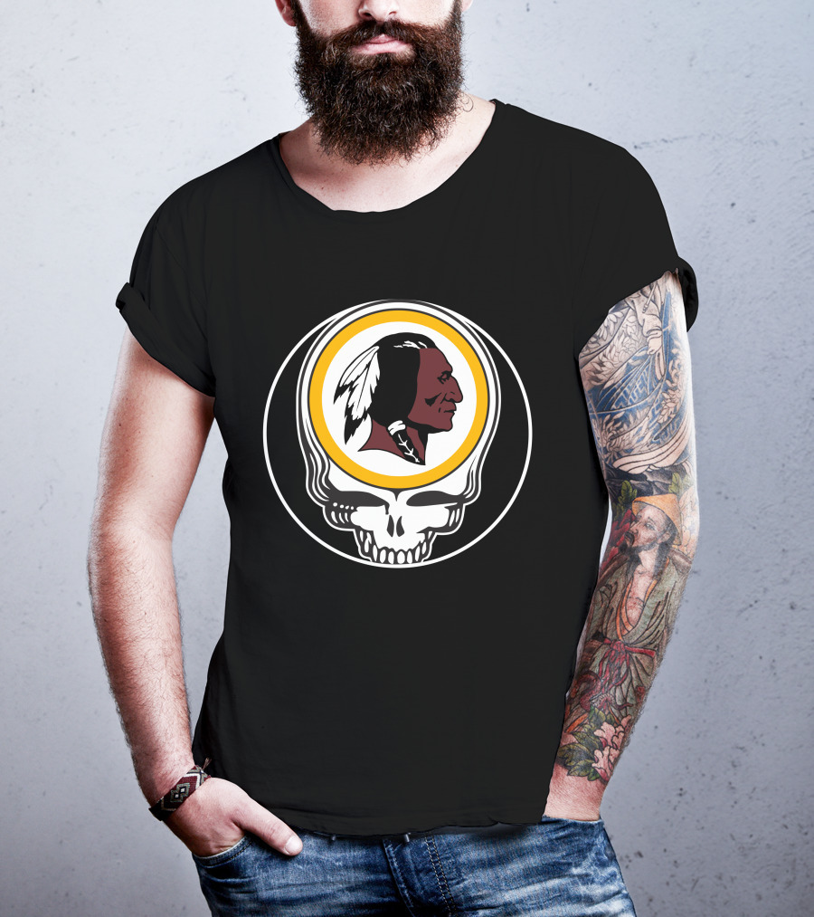 Washington Commanders Grateful Dead Collaboration T-Shirt