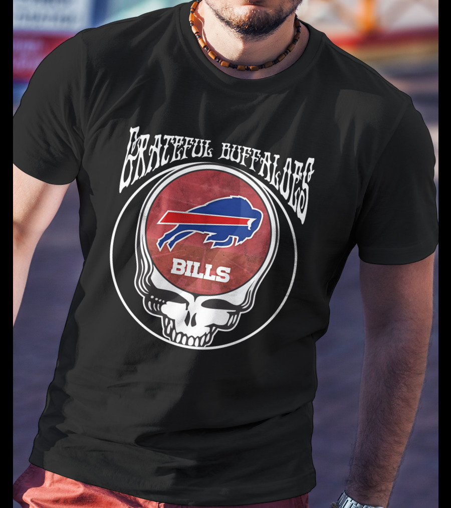 Grateful Buffaloes Bills Skull T-Shirt