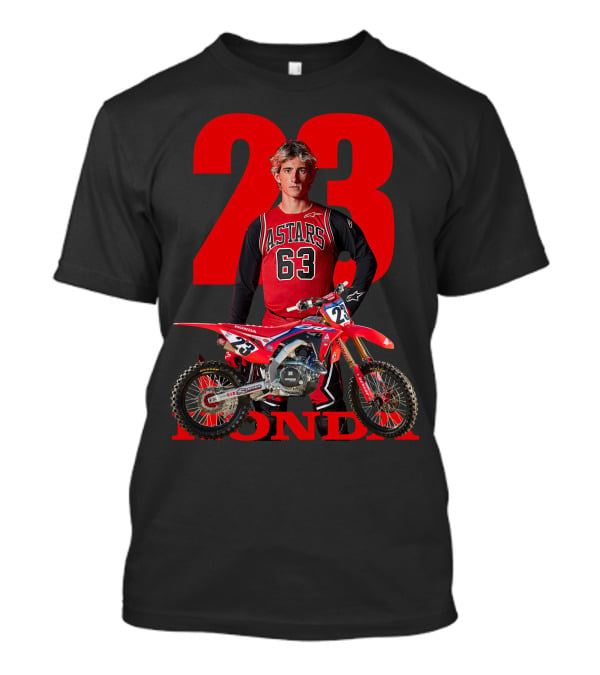 Chase Sexton 23 Honda 63 Alpinestars Racing Motocross T-Shirt