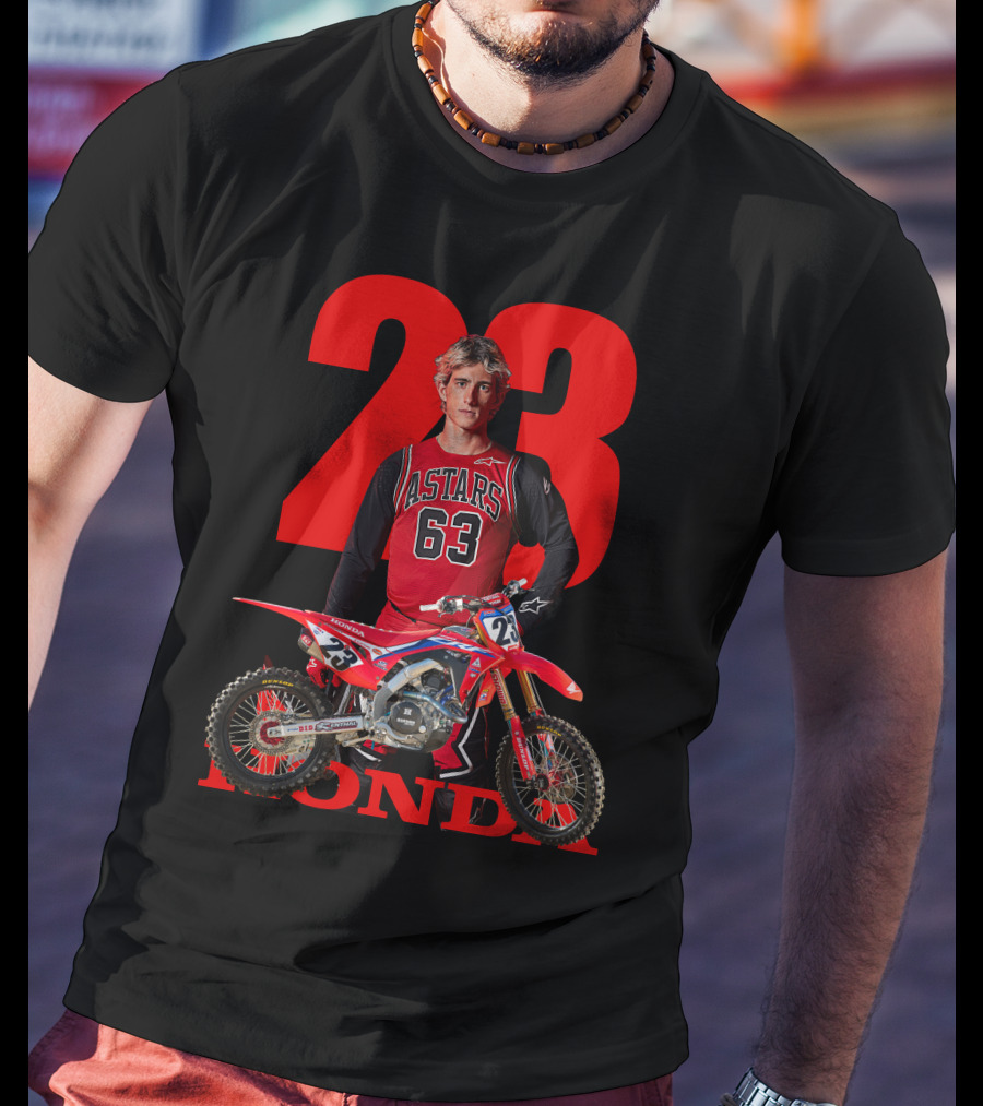 Chase Sexton 23 Honda 63 Alpinestars Racing Motocross T-Shirt