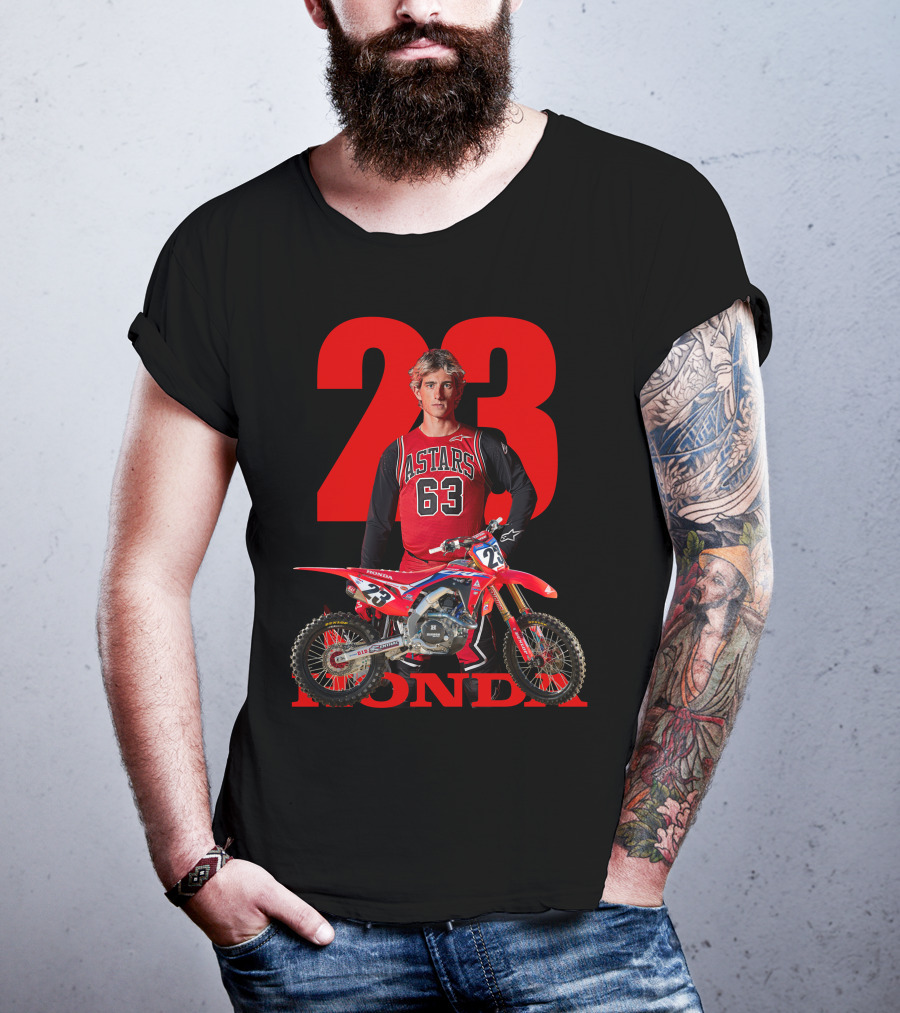 Chase Sexton 23 Honda 63 Alpinestars Racing Motocross T-Shirt