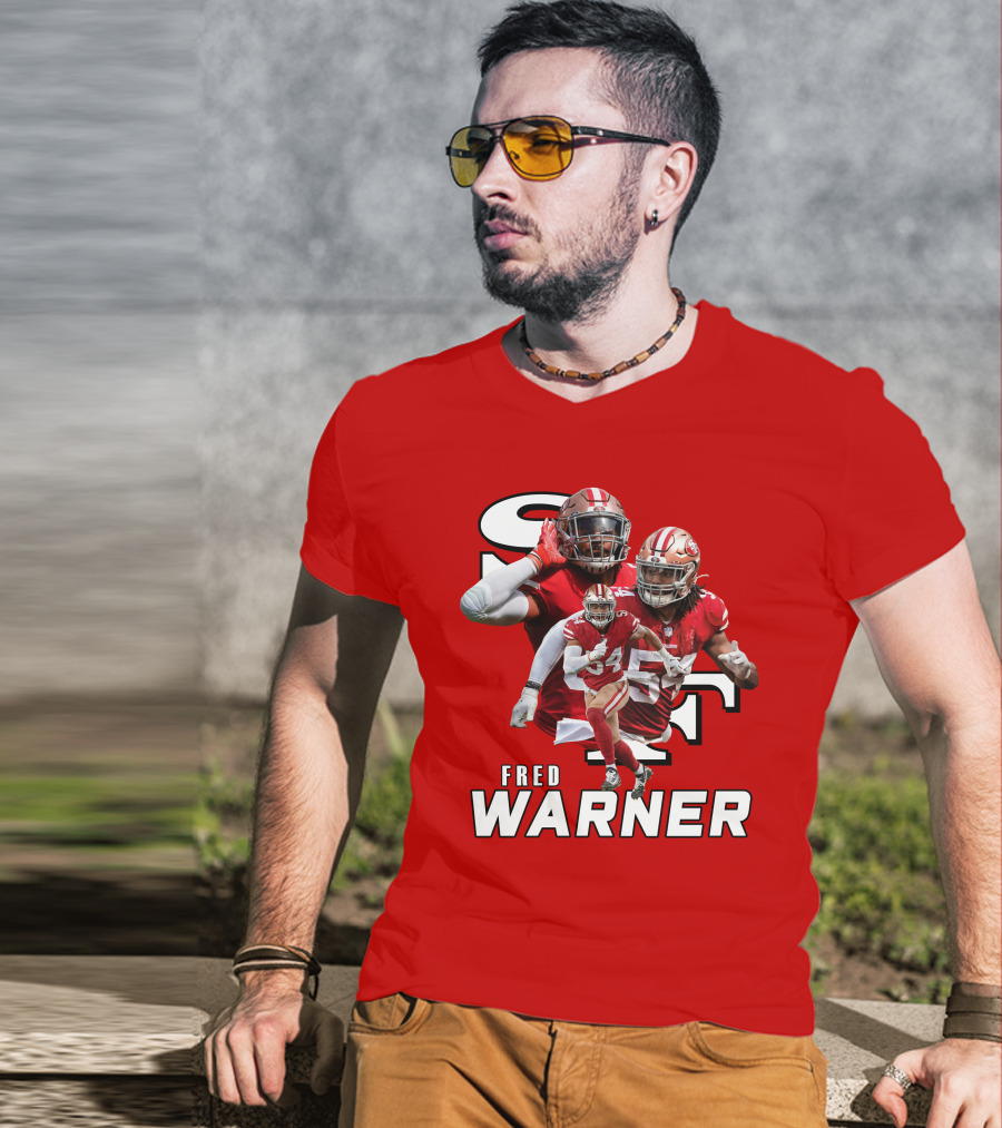 Fred Warner 49ers SF Football Number 54 T-Shirt