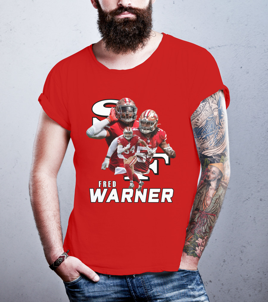 Fred Warner 49ers SF Football Number 54 T-Shirt