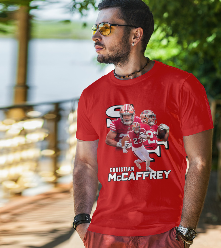 Christian McCaffrey 49ers Football Number 23 T-Shirt