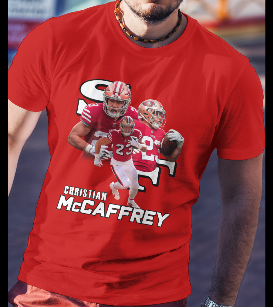 Christian McCaffrey 49ers Football Number 23 T-Shirt