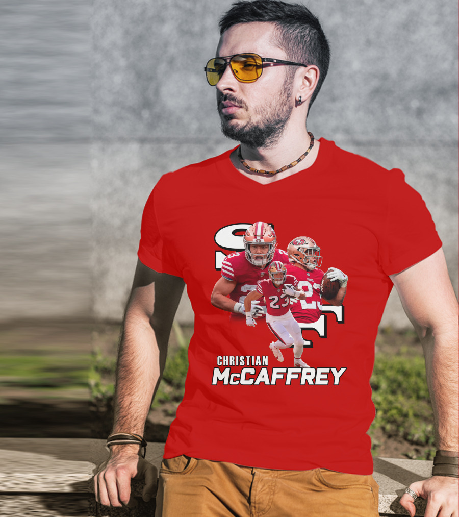 Christian McCaffrey 49ers Football Number 23 T-Shirt