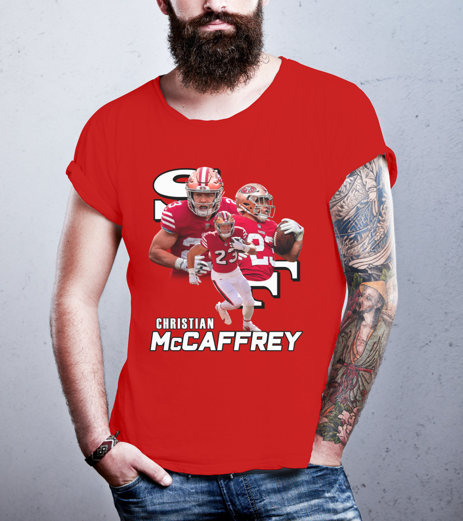 Christian McCaffrey 49ers Football Number 23 T-Shirt