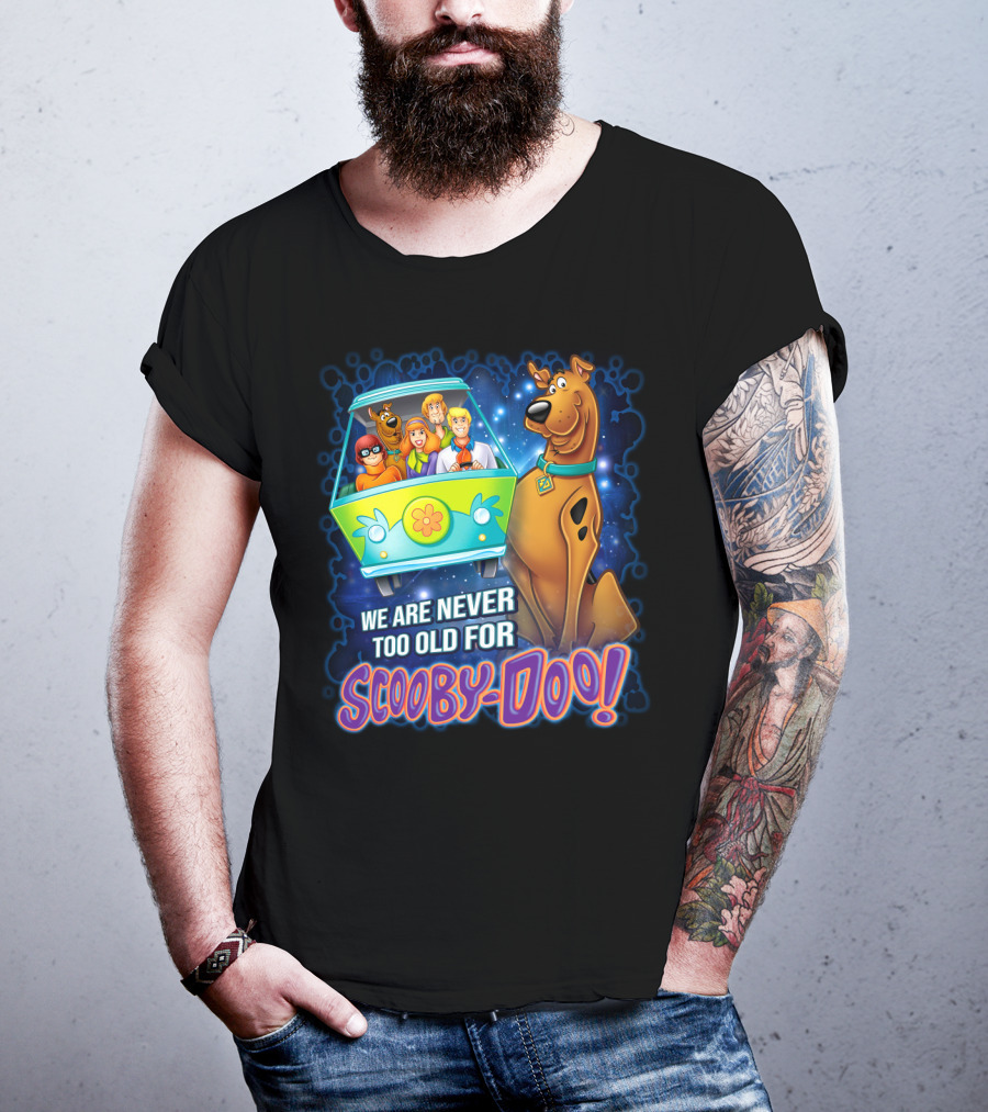 Scooby-Doo Mystery Machine We Are Never Too Old For Adventure T-Shirt