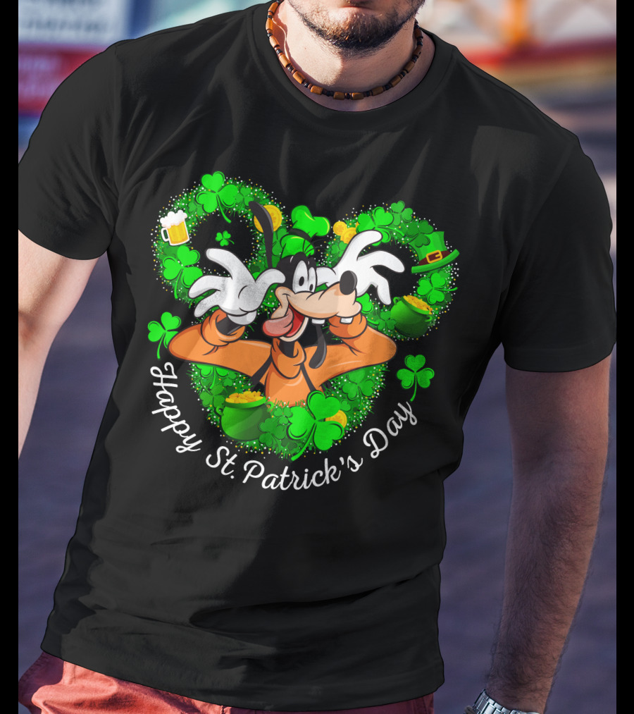 Goofy Happy St. Patrick's Day T-Shirt