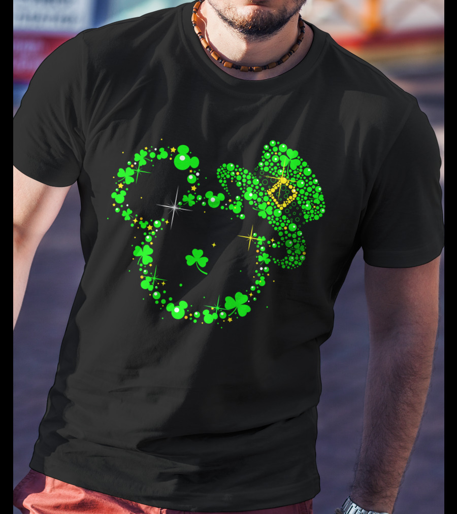 Mickey Patrick's Day Shamrock Leprechaun Hat T-Shirt