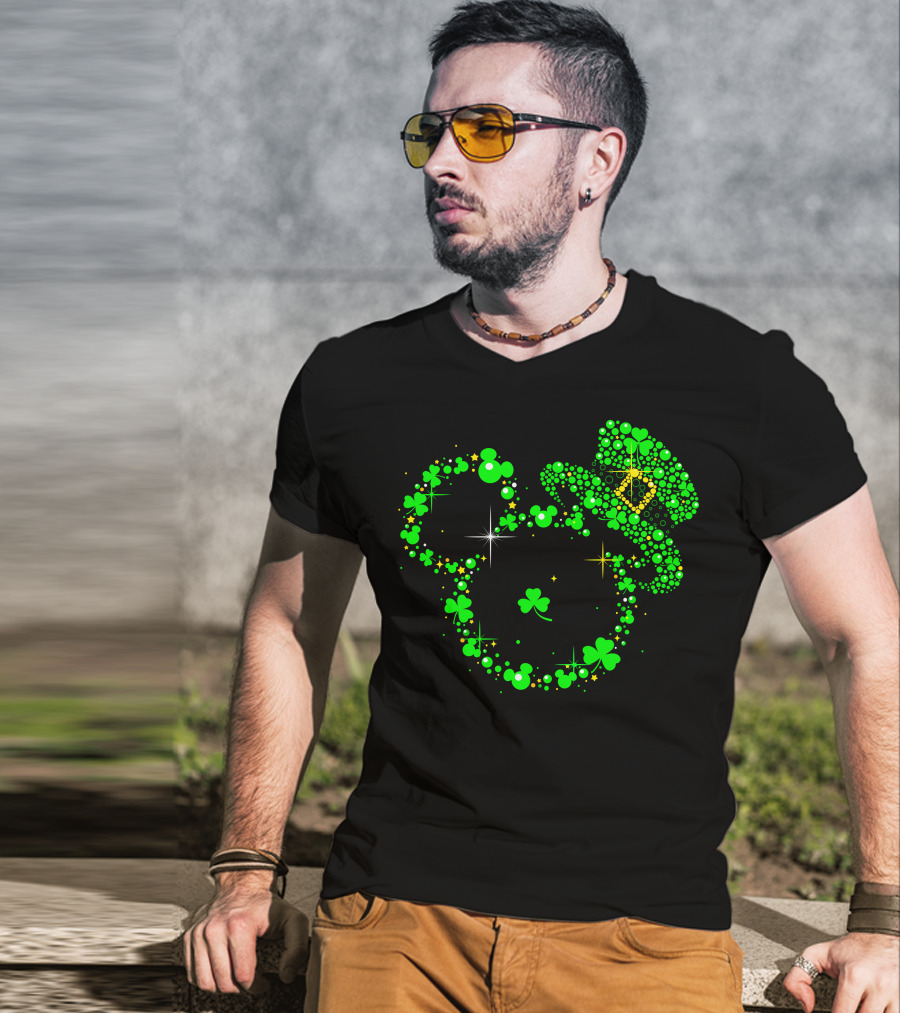 Mickey Patrick's Day Shamrock Leprechaun Hat T-Shirt