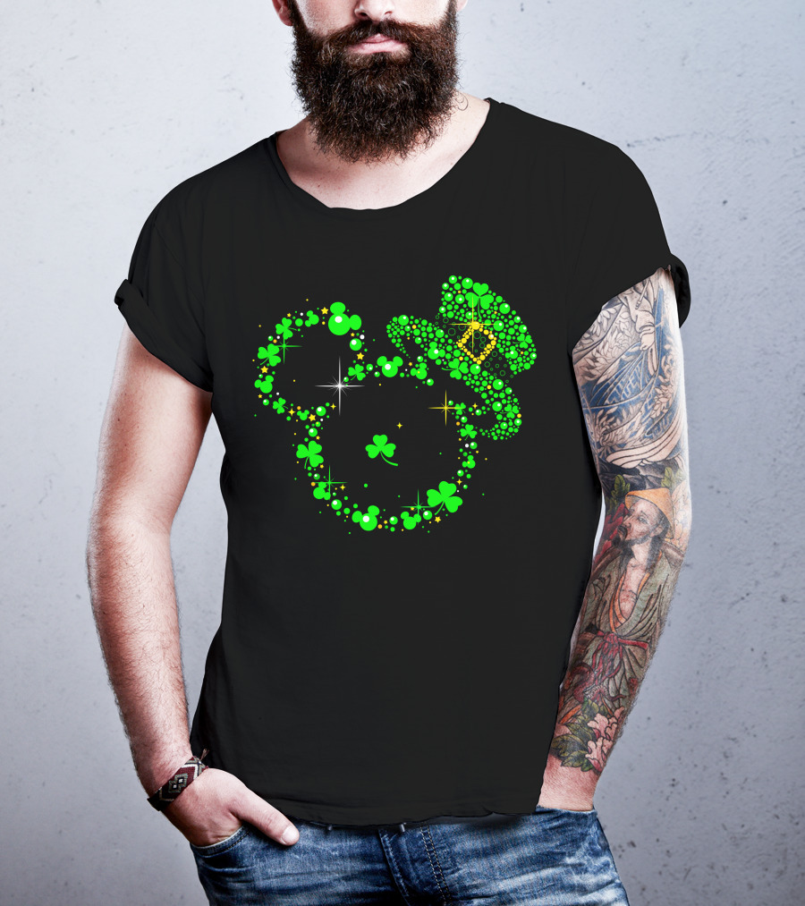 Mickey Patrick's Day Shamrock Leprechaun Hat T-Shirt