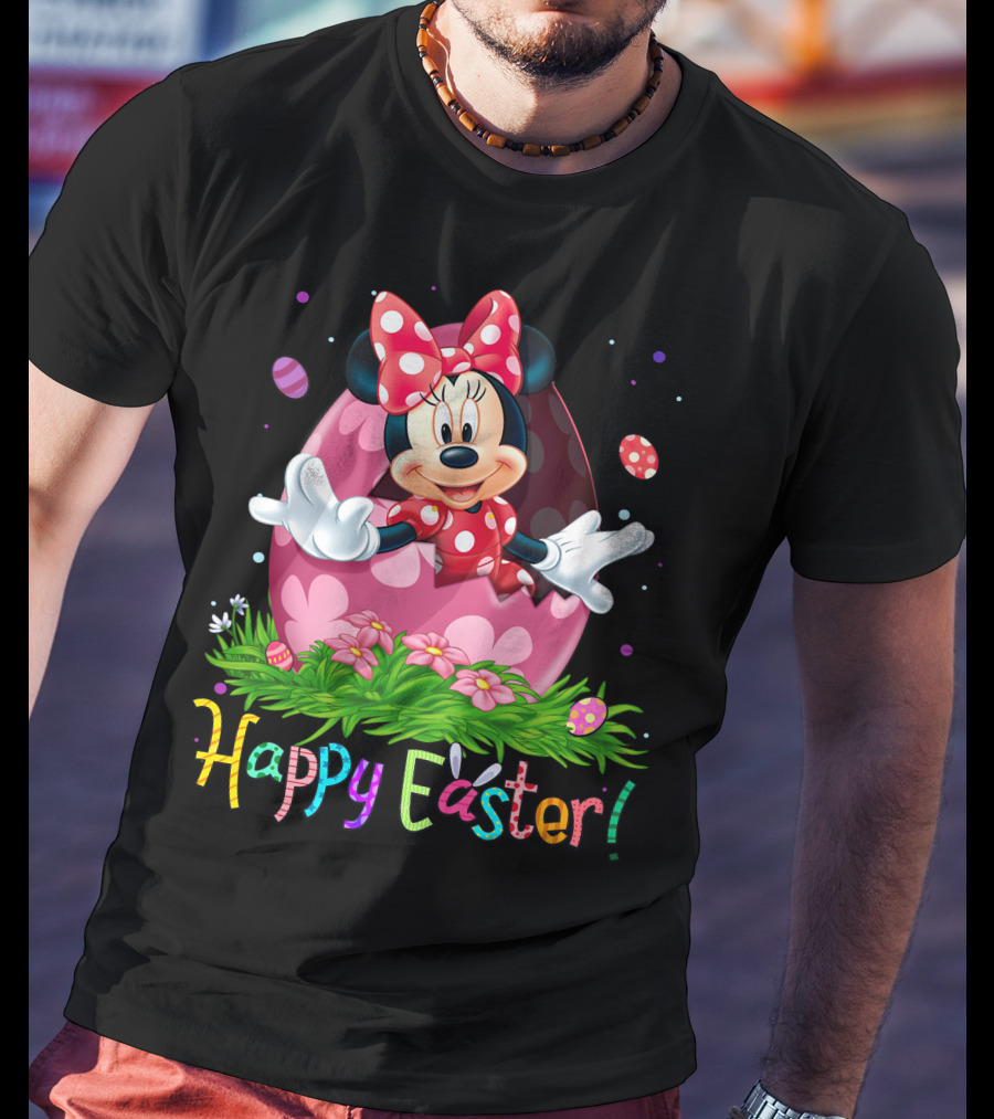 Minnie Mouse Happy Easter Egg Surprise T-Shirt