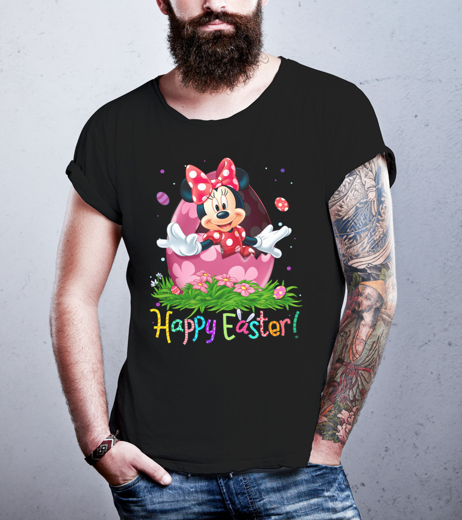 Minnie Mouse Happy Easter Egg Surprise T-Shirt