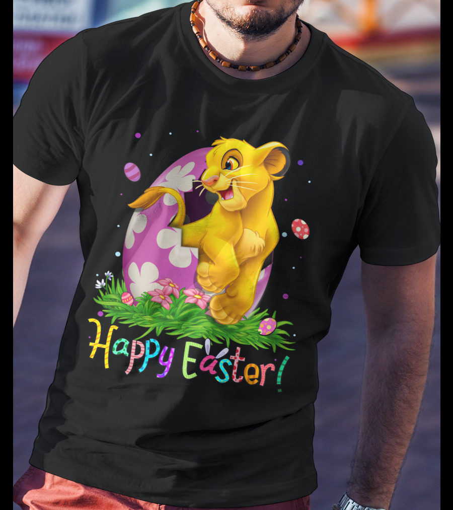 Simba Happy Easter Egg Celebration T-Shirt