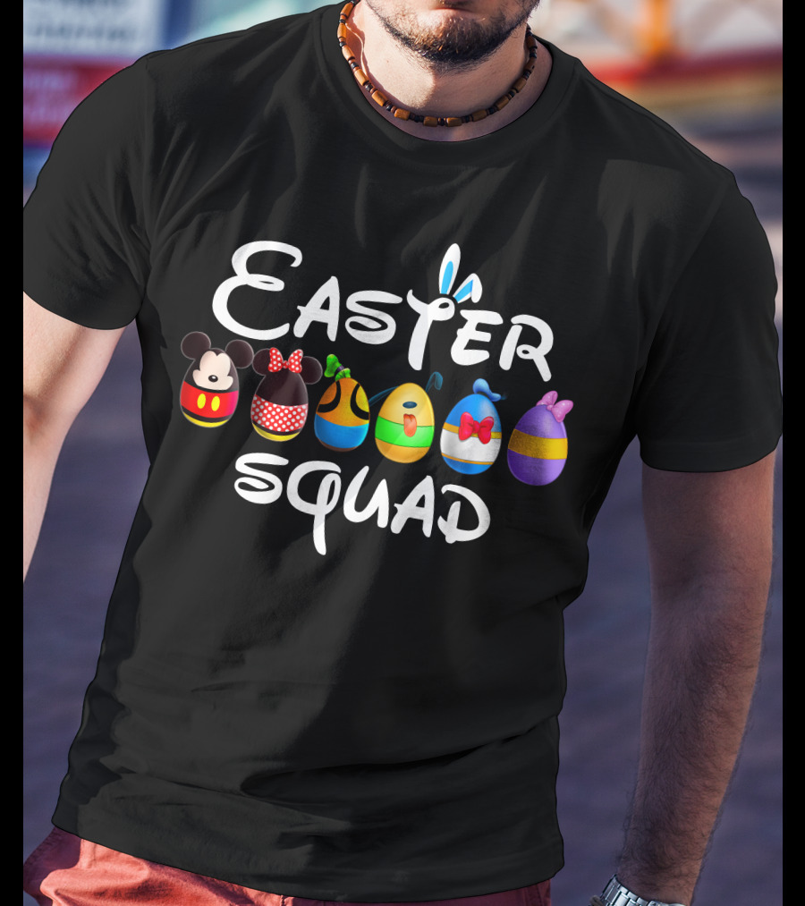 Easter Squad Disney-Inspired Eggs With Iconic Elements T-Shirt