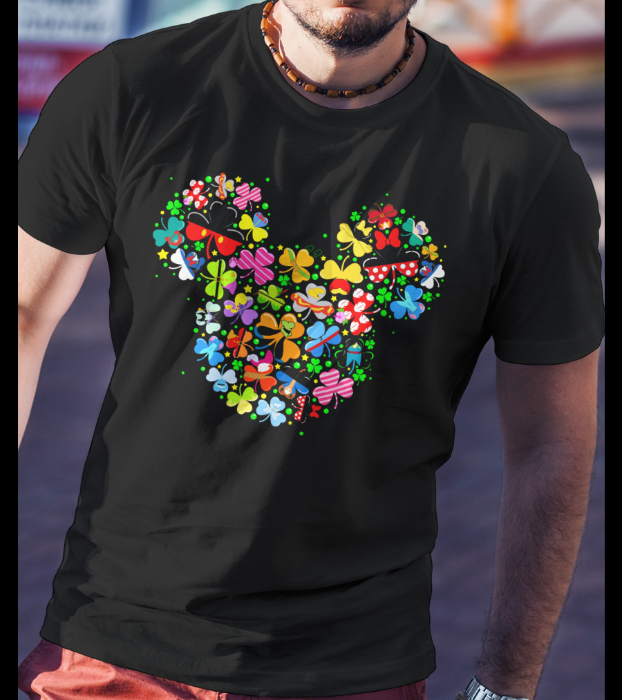 Disney Characters Mouse Ears Collage T-Shirt