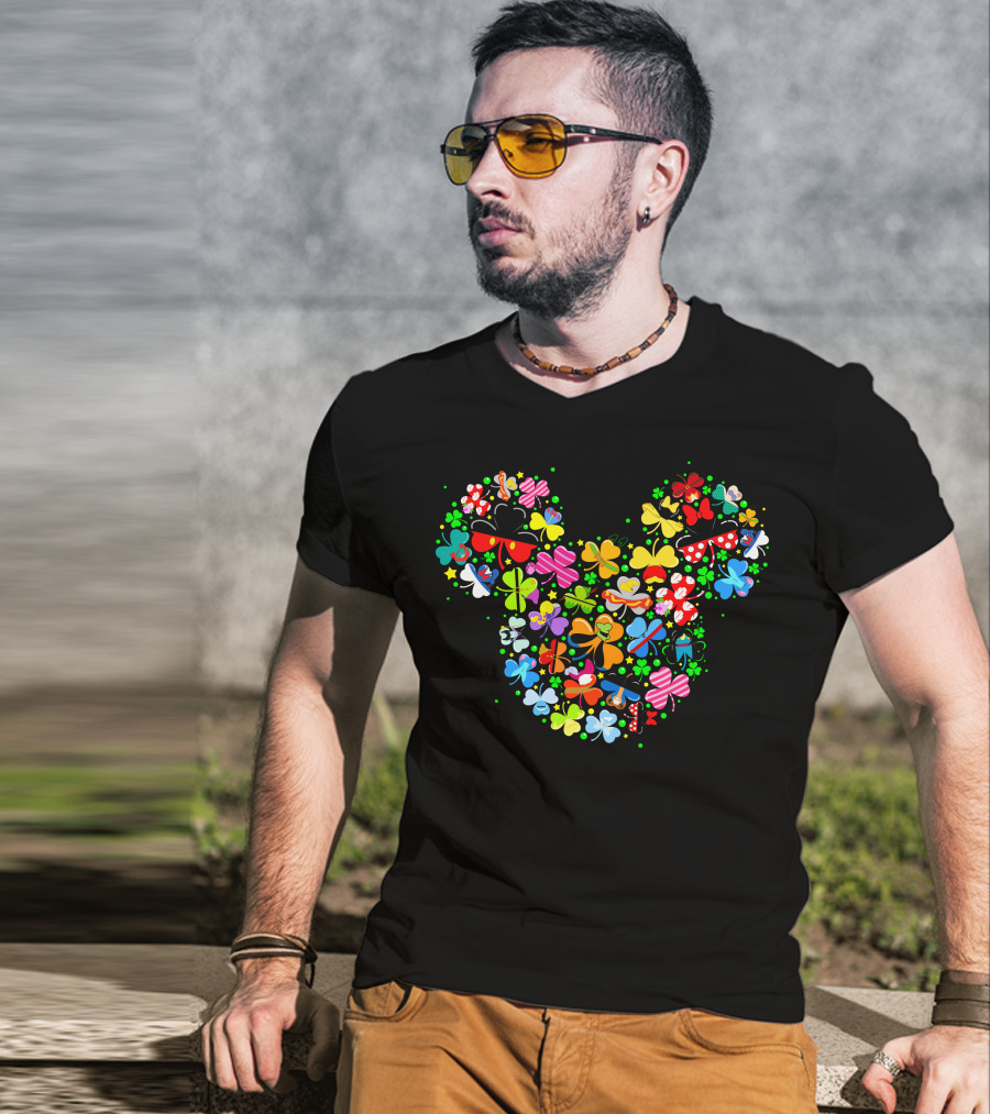 Disney Characters Mouse Ears Collage T-Shirt
