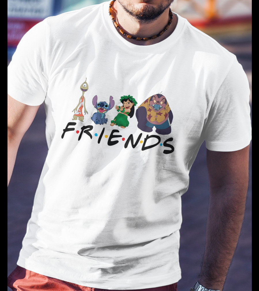 Lilo And Stitch Friends Characters T-Shirt