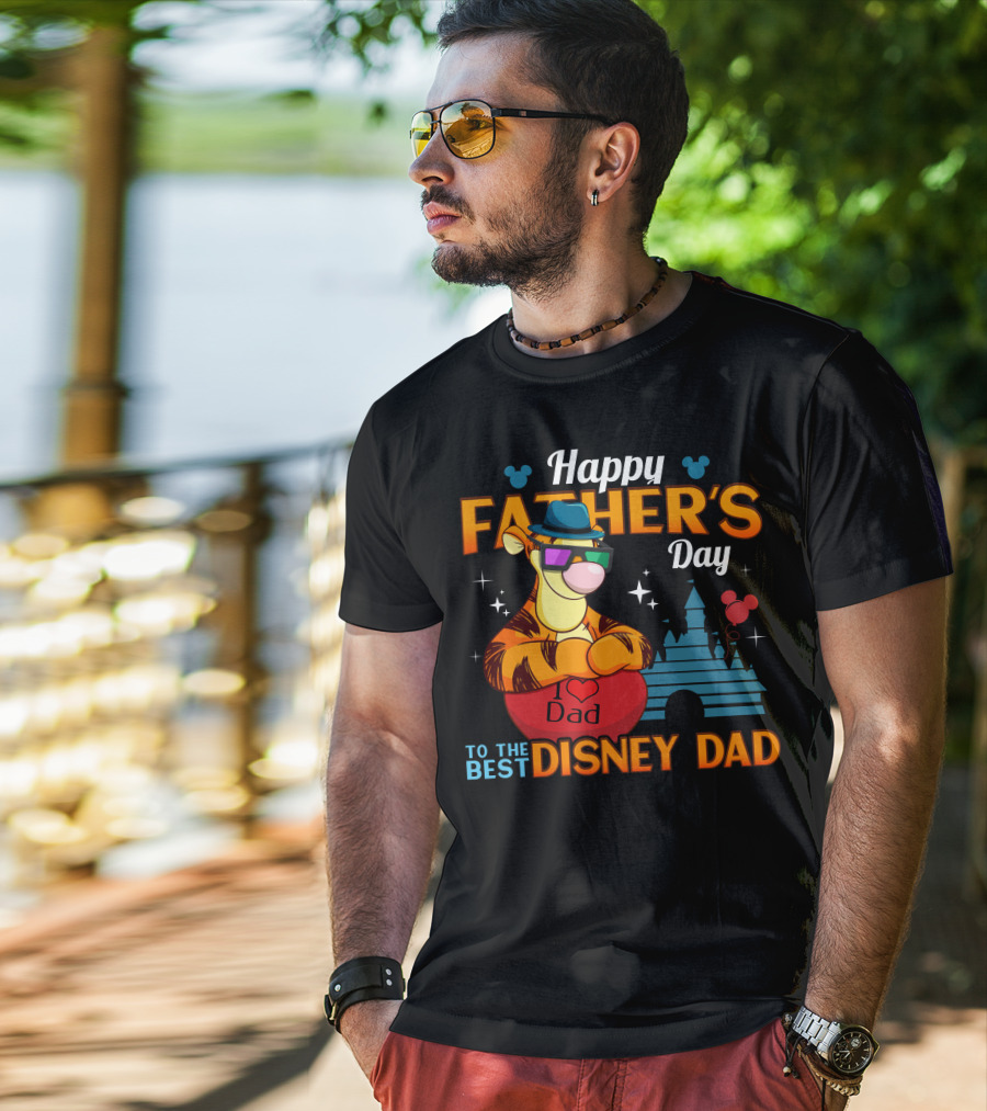 Happy Father's Day Tigger Disney Dad T-Shirt