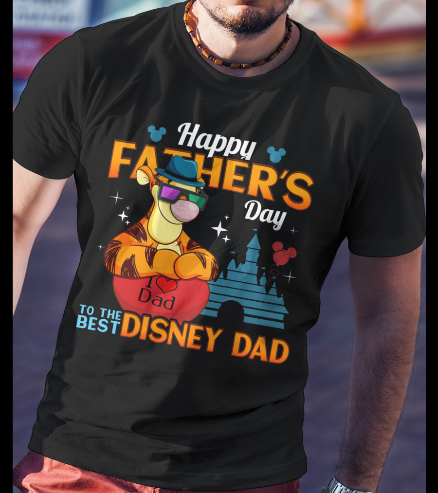 Happy Father's Day Tigger Disney Dad T-Shirt