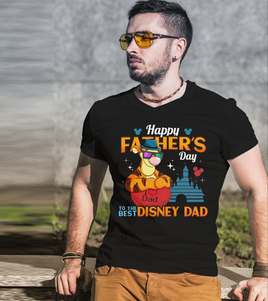 Happy Father's Day Tigger Disney Dad T-Shirt