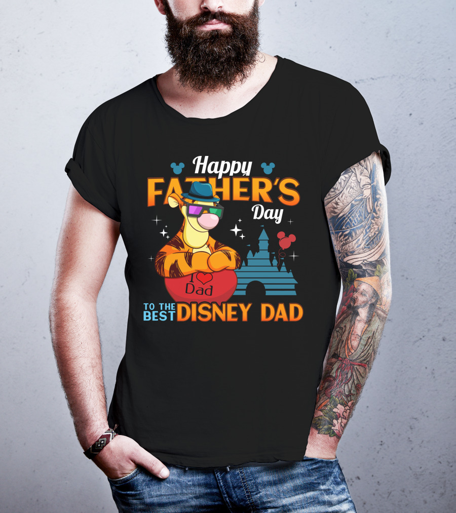 Happy Father's Day Tigger Disney Dad T-Shirt