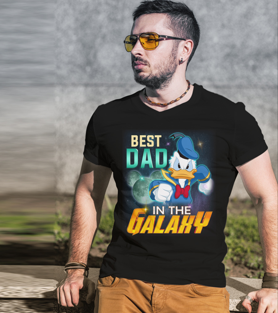 Best Dad Donald IN The Galaxy T-Shirt