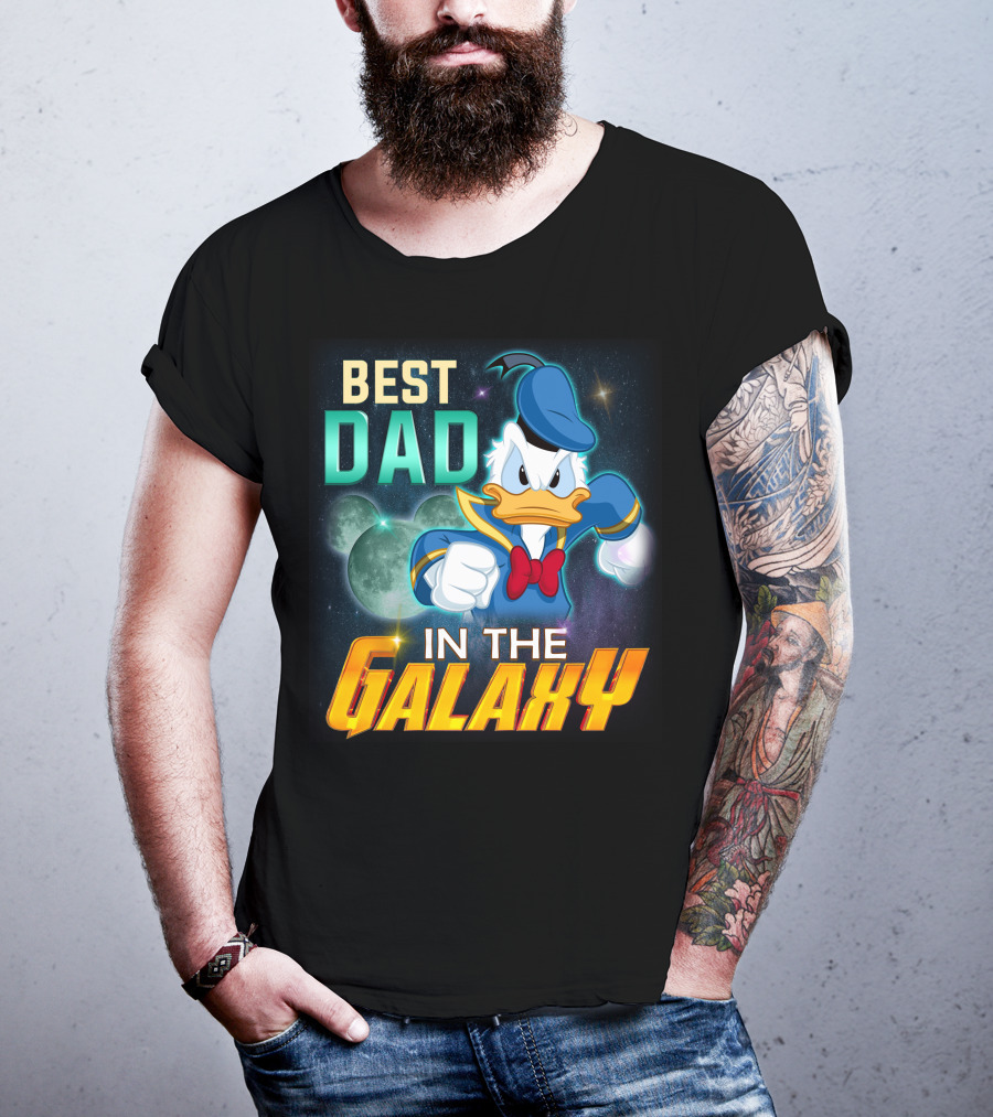 Best Dad Donald IN The Galaxy T-Shirt