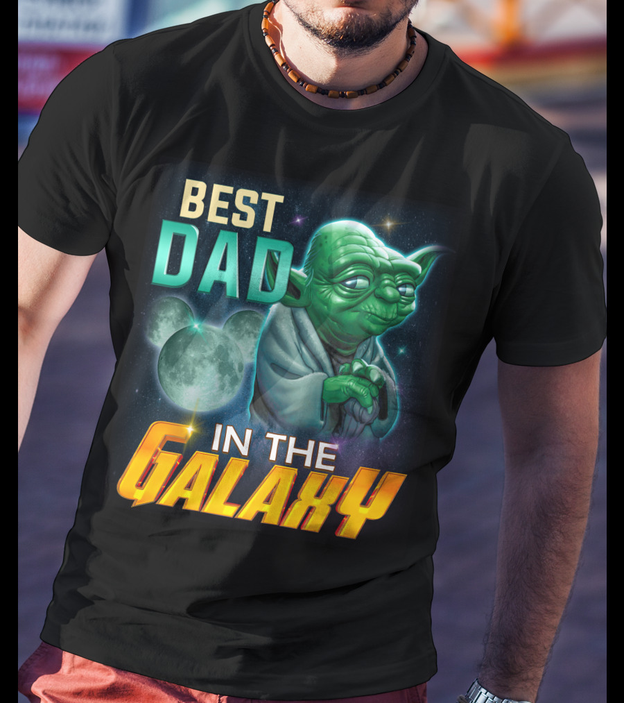 Best Dad Yoda IN The Galaxy T-Shirt