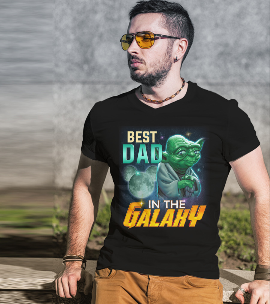 Best Dad Yoda IN The Galaxy T-Shirt