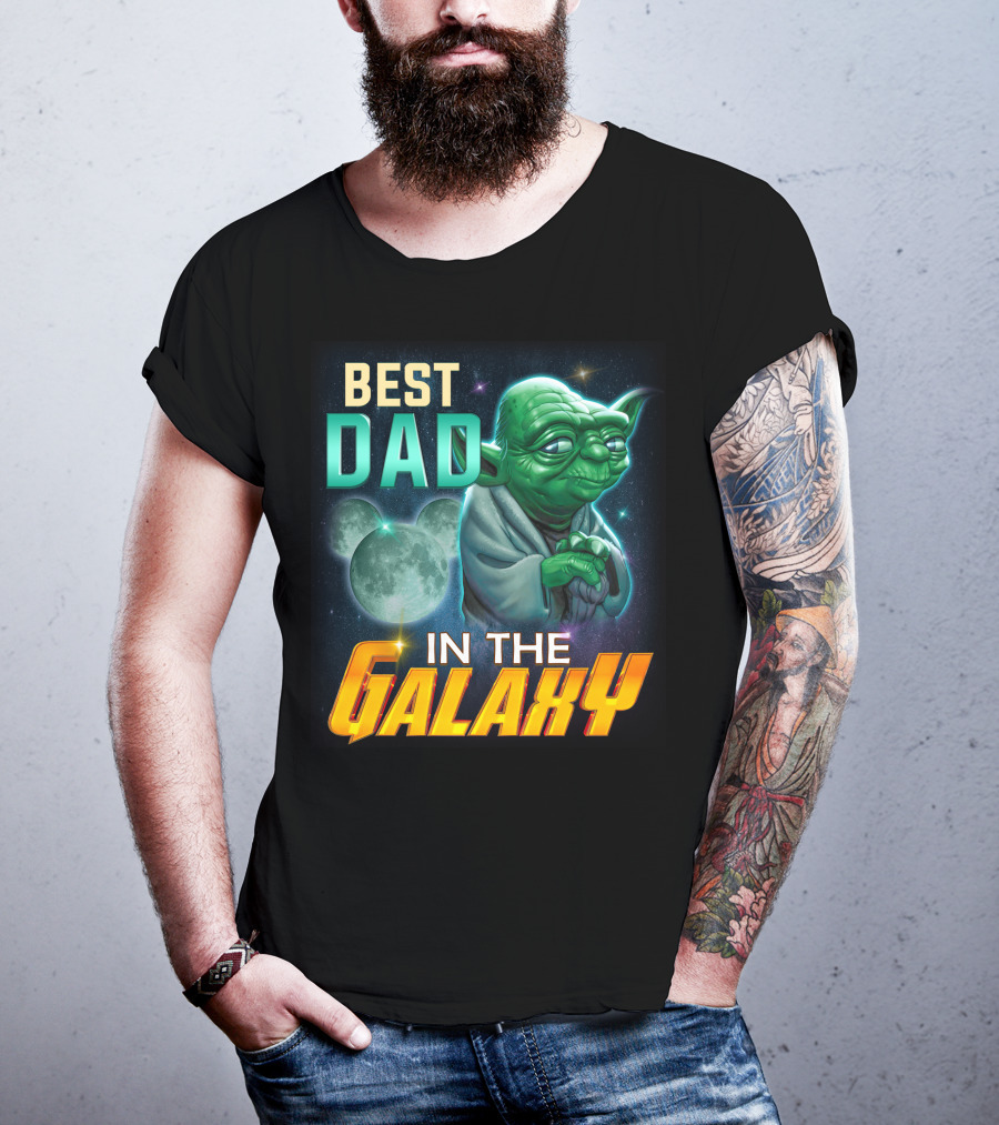Best Dad Yoda IN The Galaxy T-Shirt