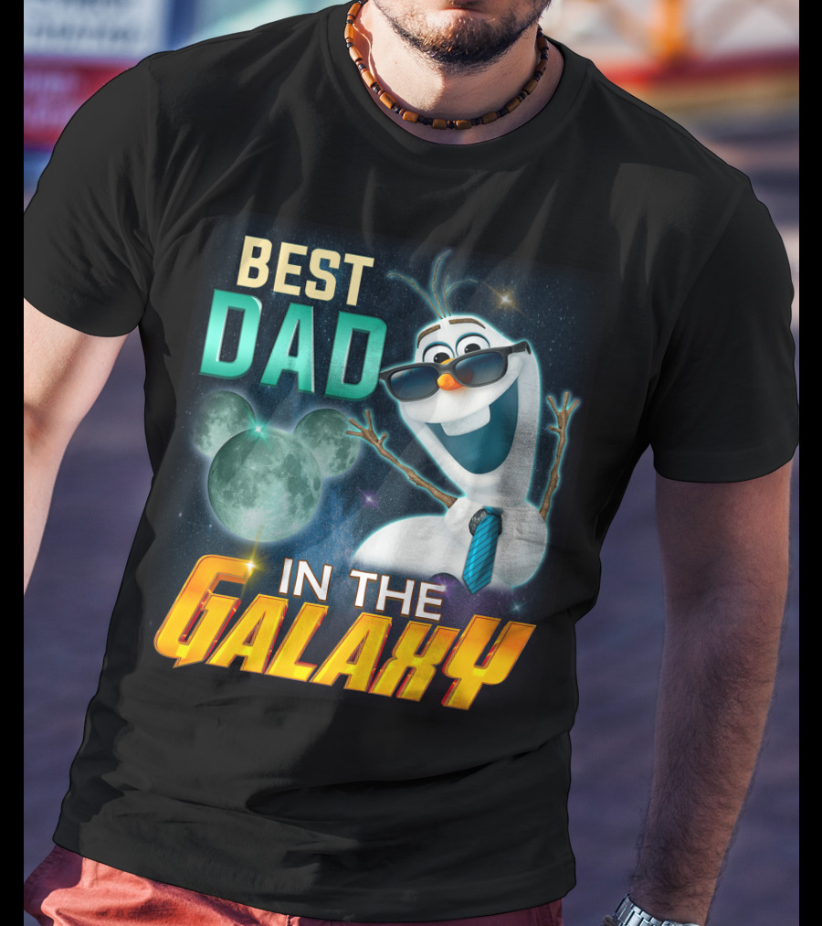 Best Dad IN The Galaxy Olaf T-Shirt
