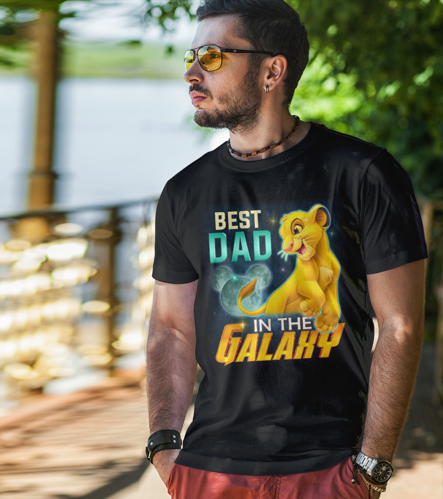 Best Dad IN The Galaxy Simba T-Shirt