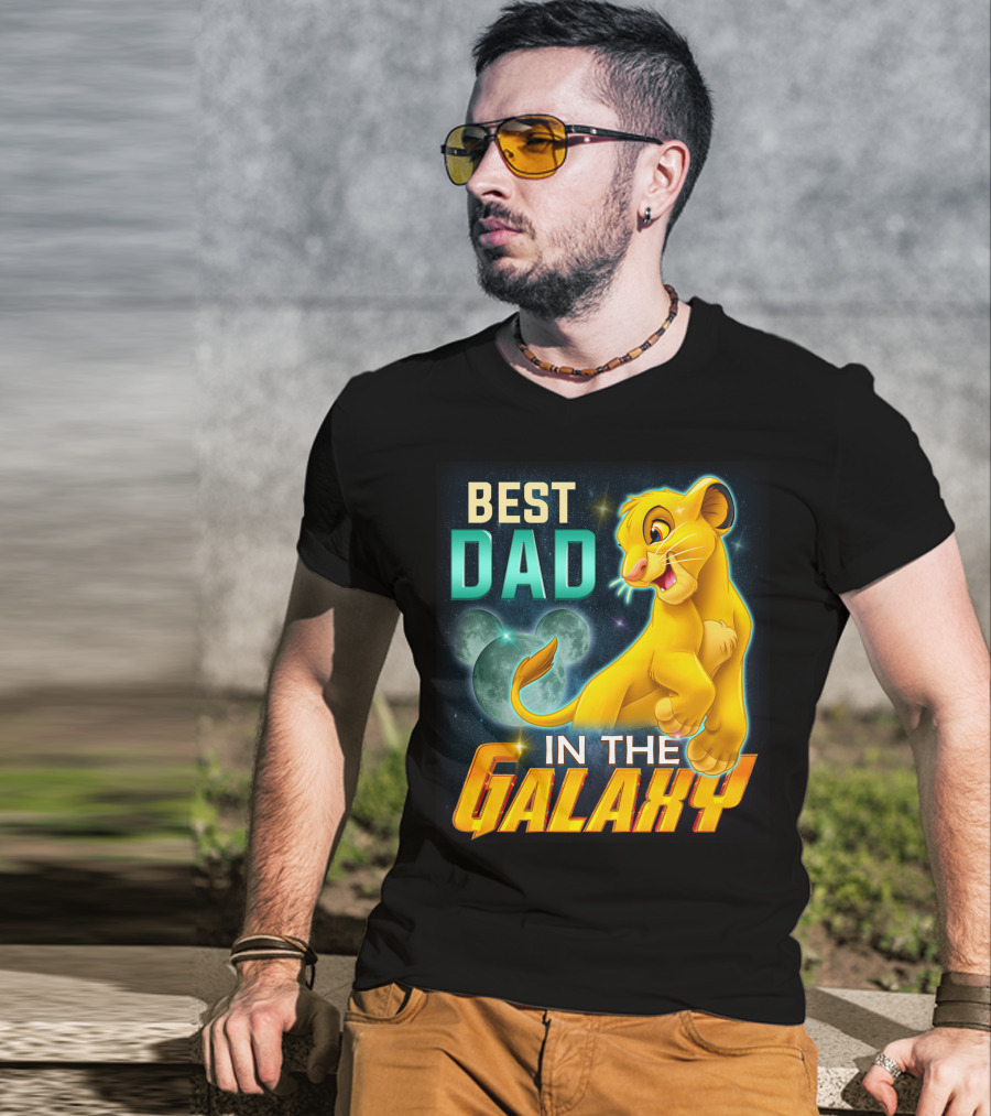 Best Dad IN The Galaxy Simba T-Shirt
