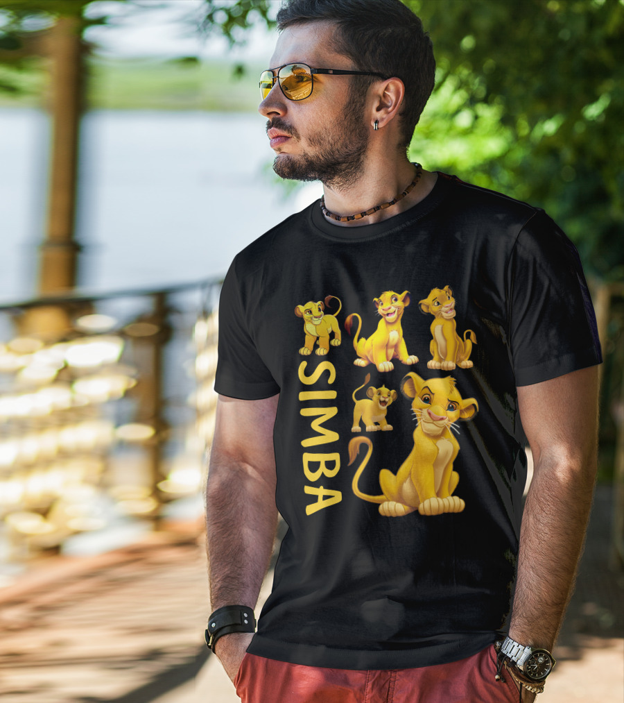Simba Lion King Character Expressions Compilation T-Shirt