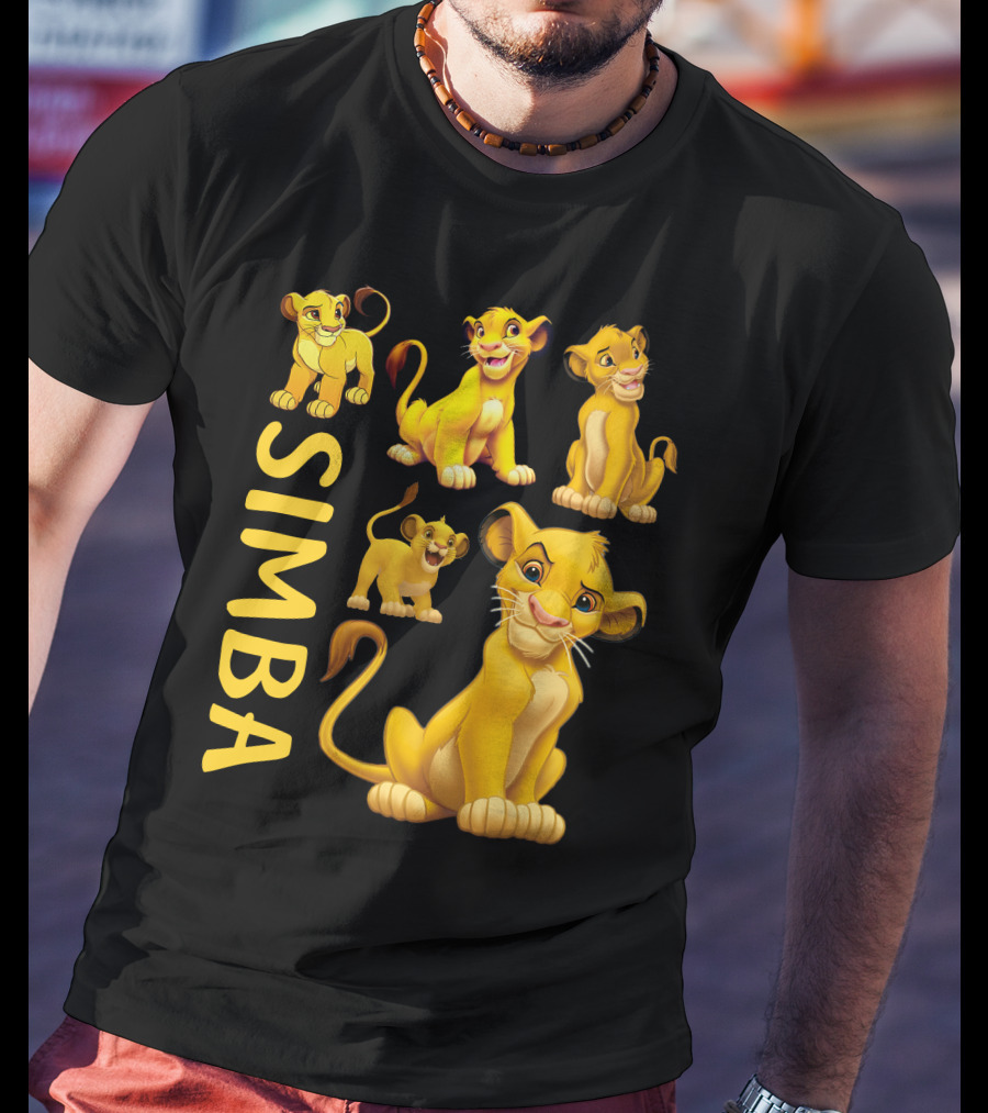 Simba Lion King Character Expressions Compilation T-Shirt