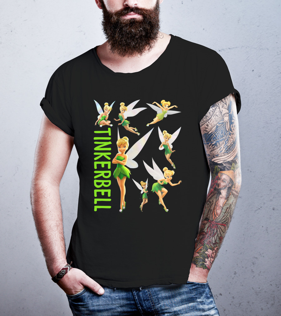 Tinker Bell Magical Fairy Collection Disney Character Ensemble T-Shirt