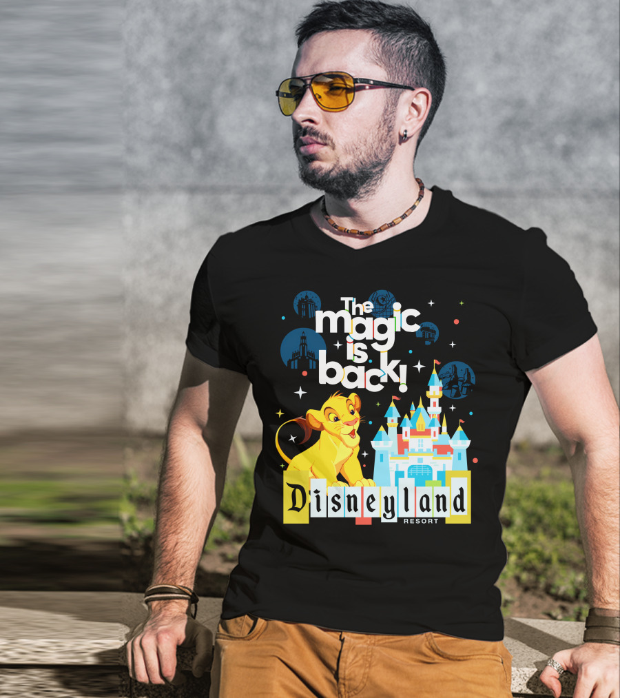The Magic Is Back Disneyland Resort Simba Lion King T-Shirt