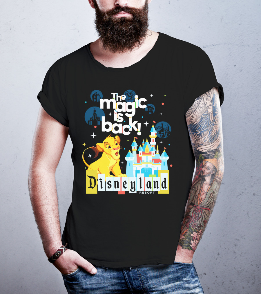 The Magic Is Back Disneyland Resort Simba Lion King T-Shirt