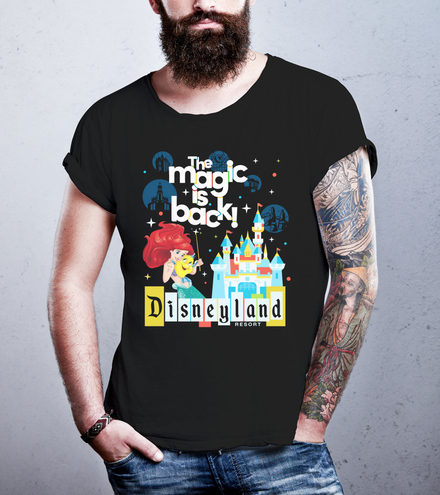 The Magic Is Back Ariel Disneyland Resort T-Shirt