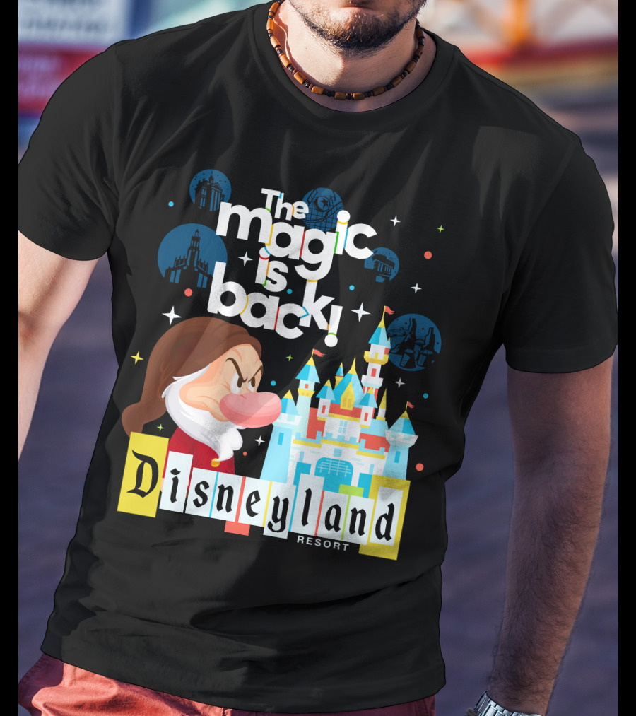 The Magic Is Back Grumpy Disneyland Resort T-Shirt